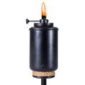Adjustable Flame 65" TIKI Torch Resin Black F659