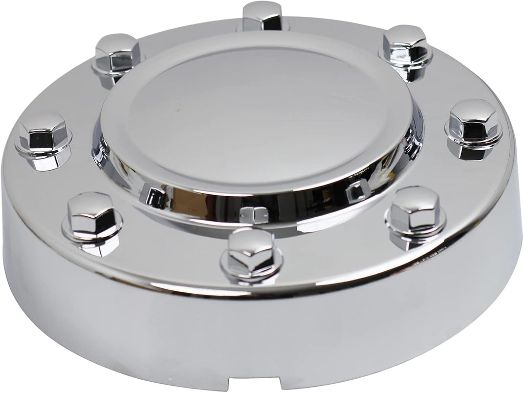 Chrome Front Center Hub Cap Wheel Cover for Dodge Ram 3500, Pack of 2 H9615