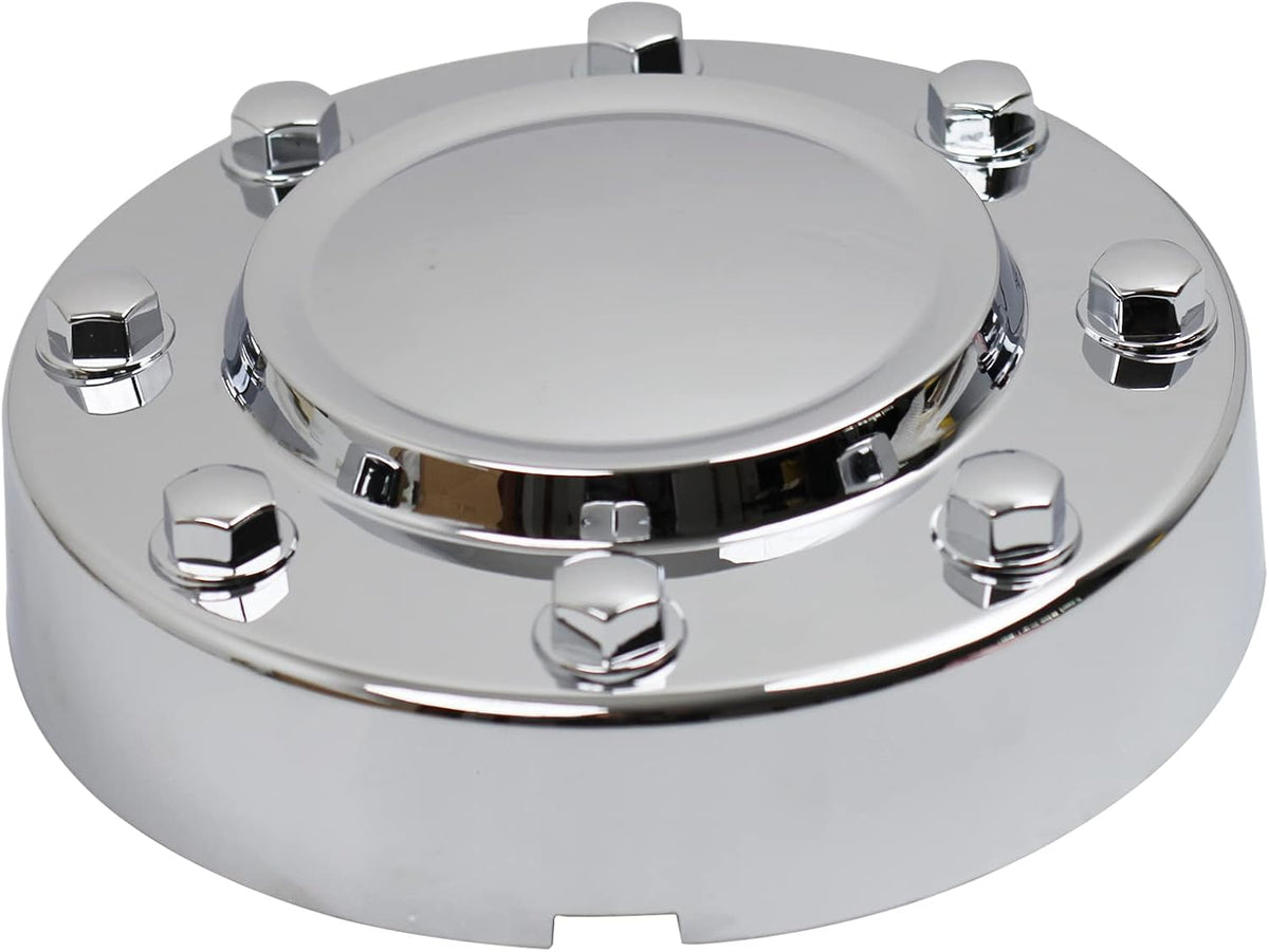 Chrome Front Center Hub Cap Wheel Cover for Dodge Ram 3500, Pack of 2 H9615