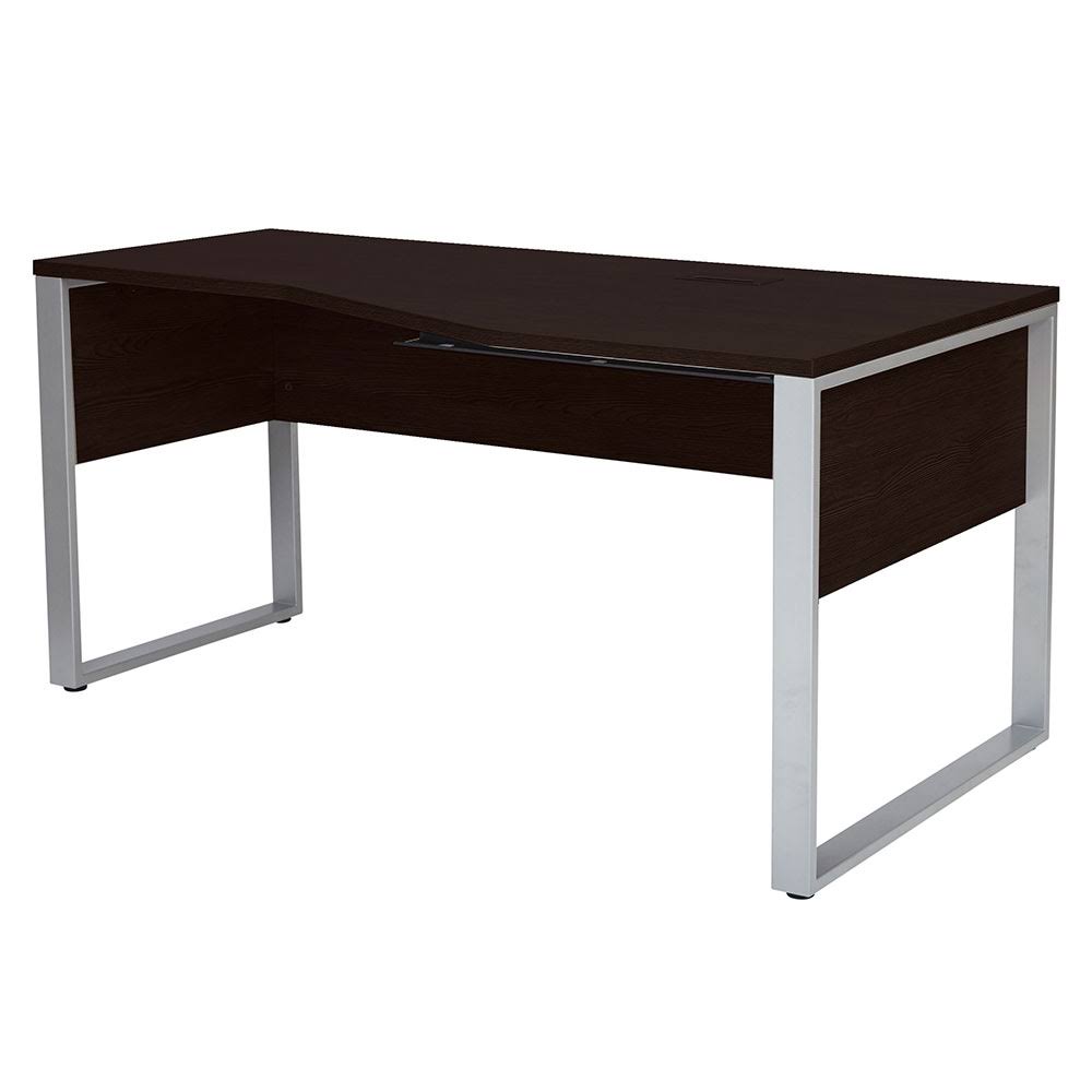 Crescent Desk 63x24/32 Inches in Espresso Y106749