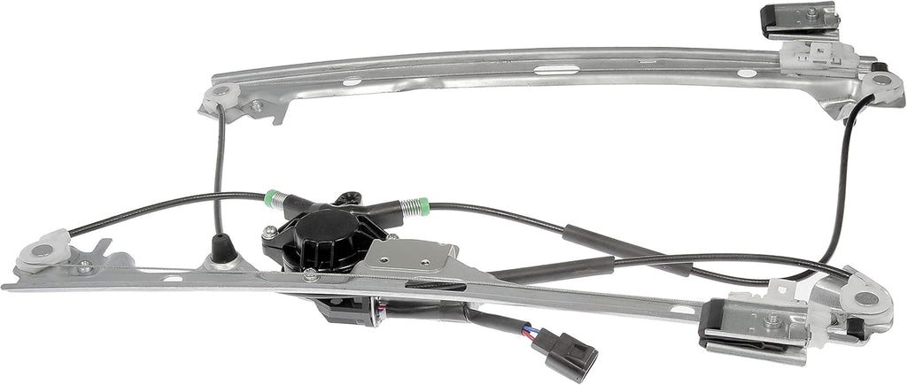 Front Driver Side Power Window Motor and Regulator Assembly Black C504