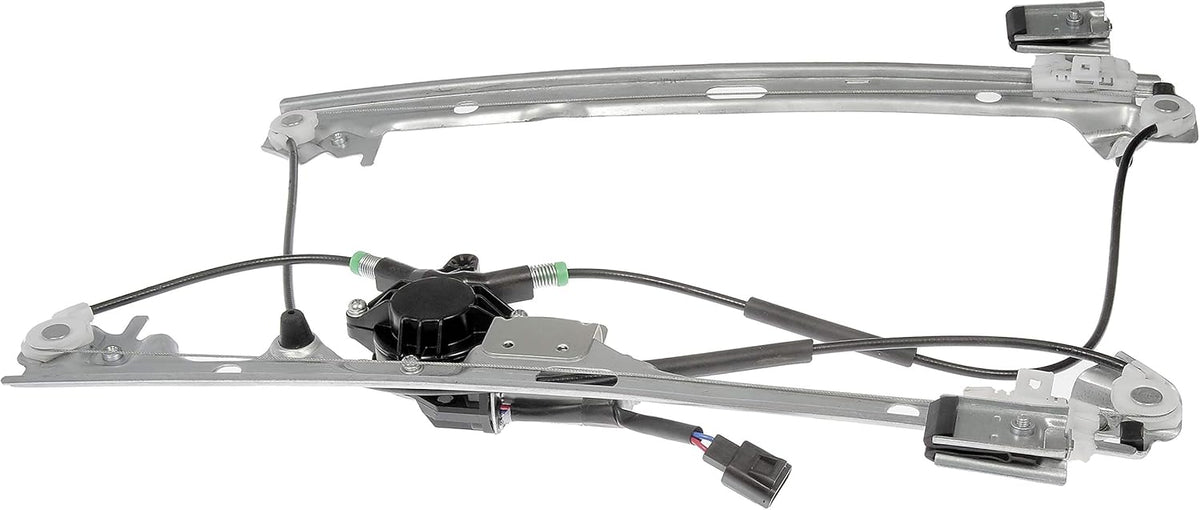Front Driver Side Power Window Motor and Regulator Assembly Black C504