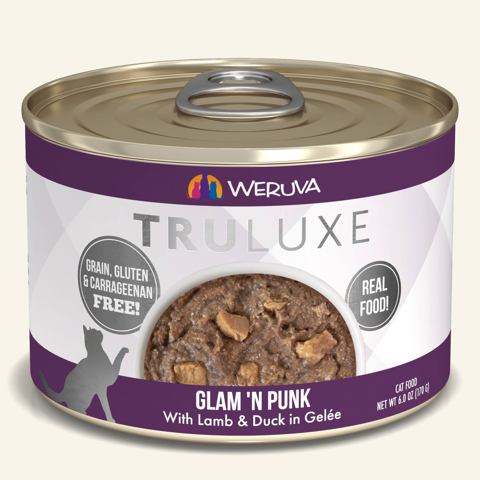 Canned Cat Food with Lamb & Duck, 6-oz, Case of 24 E9027