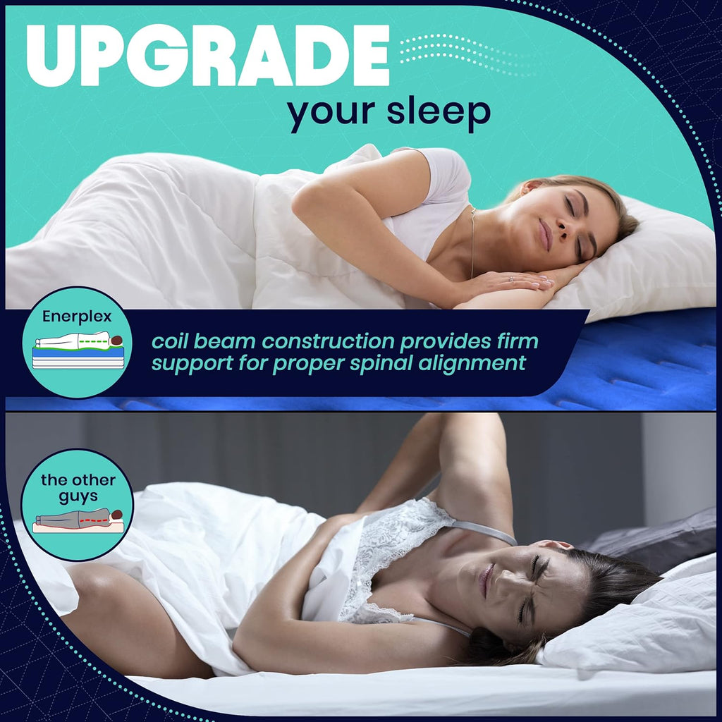 Twin Air Mattress with Built-in Dual Pump Q432228