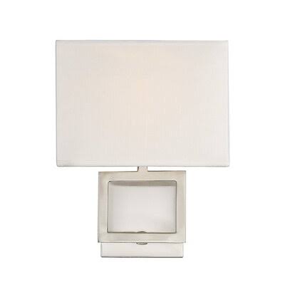 Matte Black 1-Light Dimmable Candle Wall Light U28452