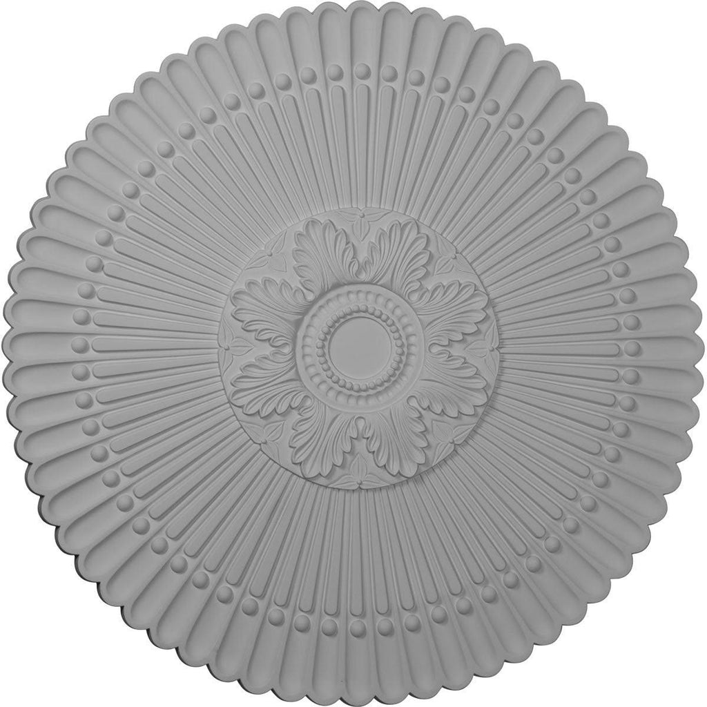 Hand-Painted Bronze Blue Patina Ceiling Medallion H891