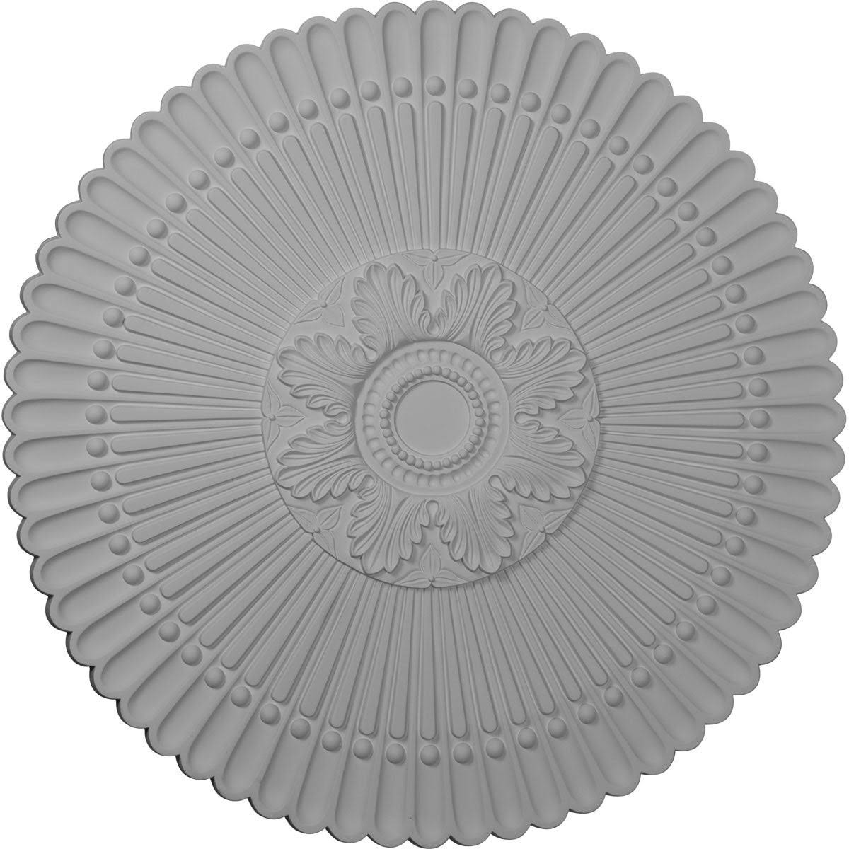 Hand-Painted Bronze Blue Patina Ceiling Medallion H891