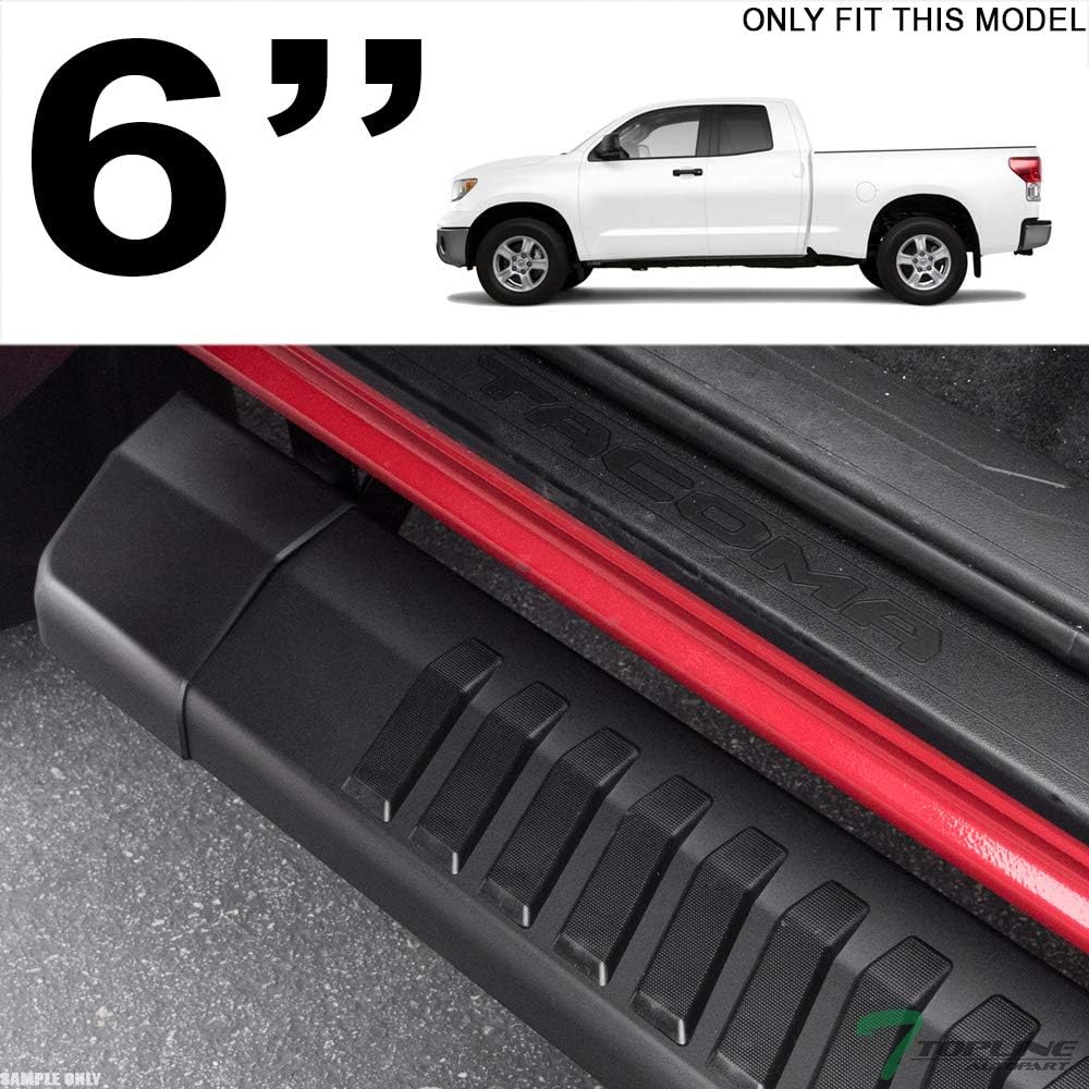Matte Black Aluminum Side Step Rail Running Boards F688497