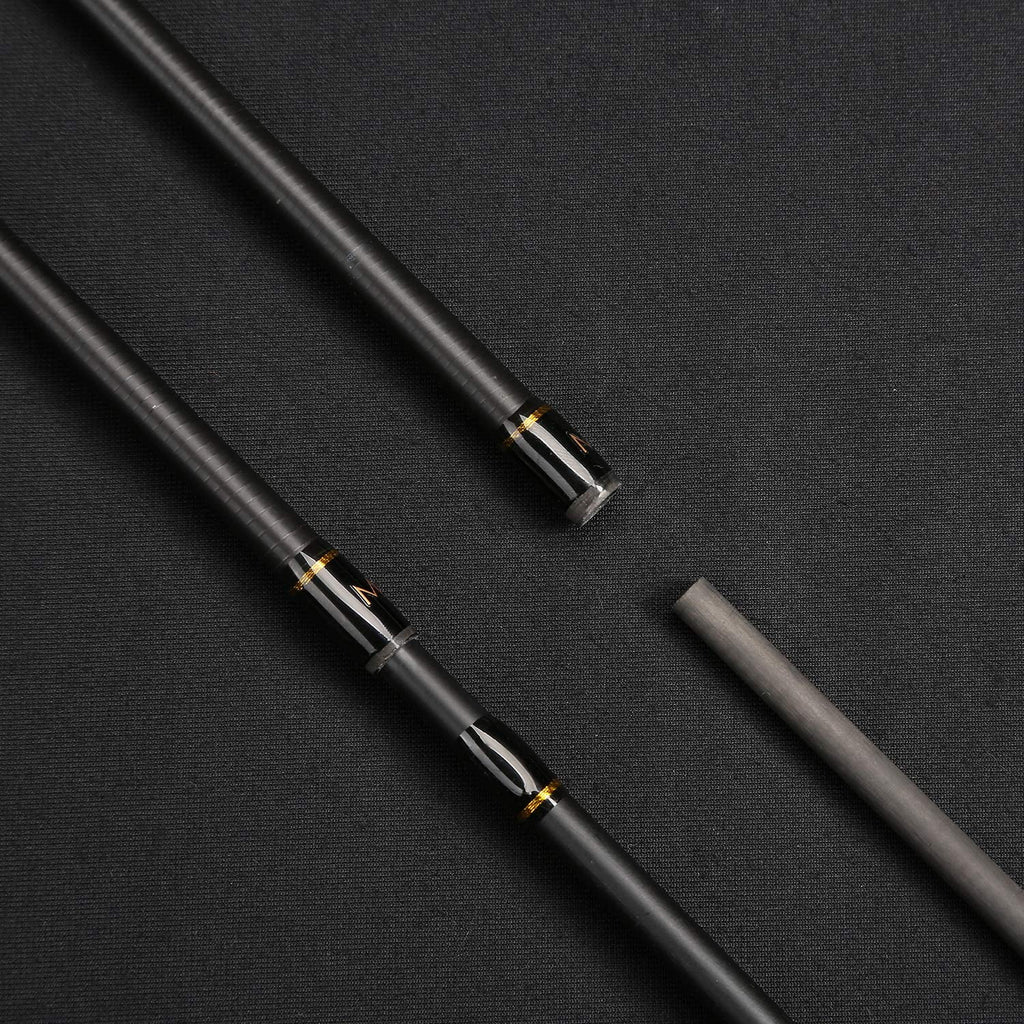 Camo 2-Piece 7-Feet Spinning Rod Carbon Fiber Spincasting Fishing Rod with 2 Tips V48604