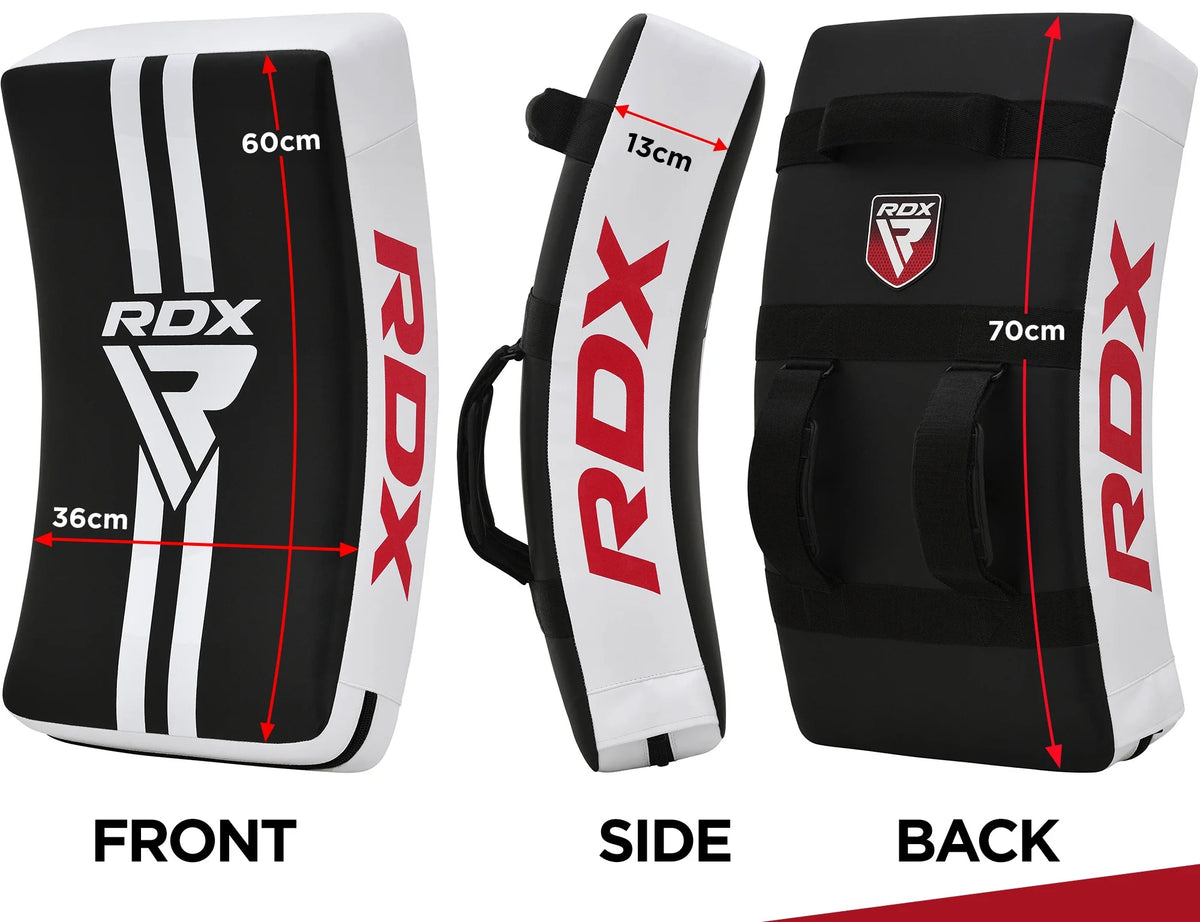 White Strike Shield for Kickboxing and Muay Thai Boxing P2558