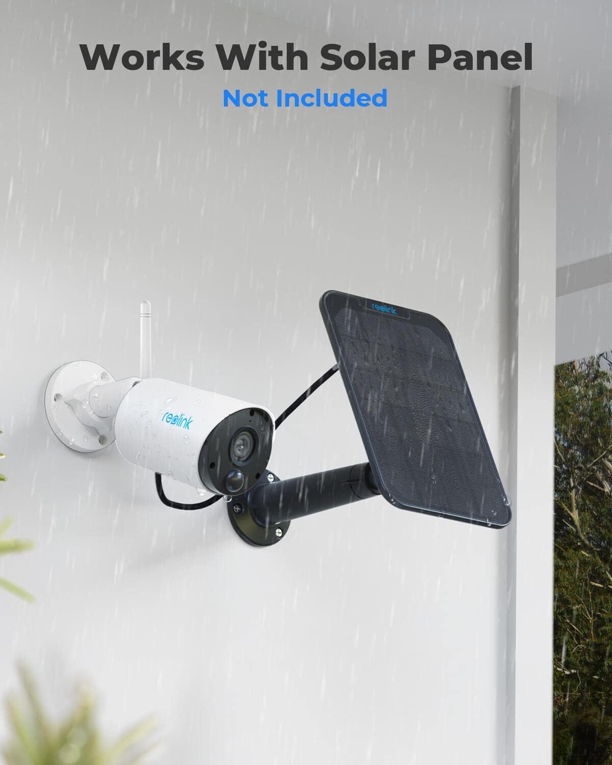 1080P HD Wire-Free Rechargeable Battery Powered Outdoor Security Camera 2 Pack W808