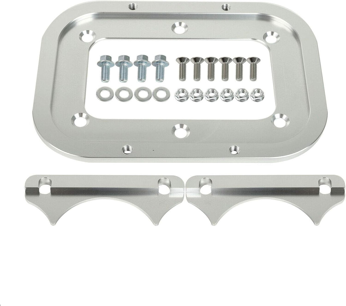 Red Yellow Blue Billet Aluminum Battery Tray Pack of 2 U940