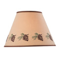 Pinecone Embroidered Shade - 12" Q275