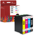 232XL Ink Cartridges 4 Pack Black Cyan Magenta Yellow G1037