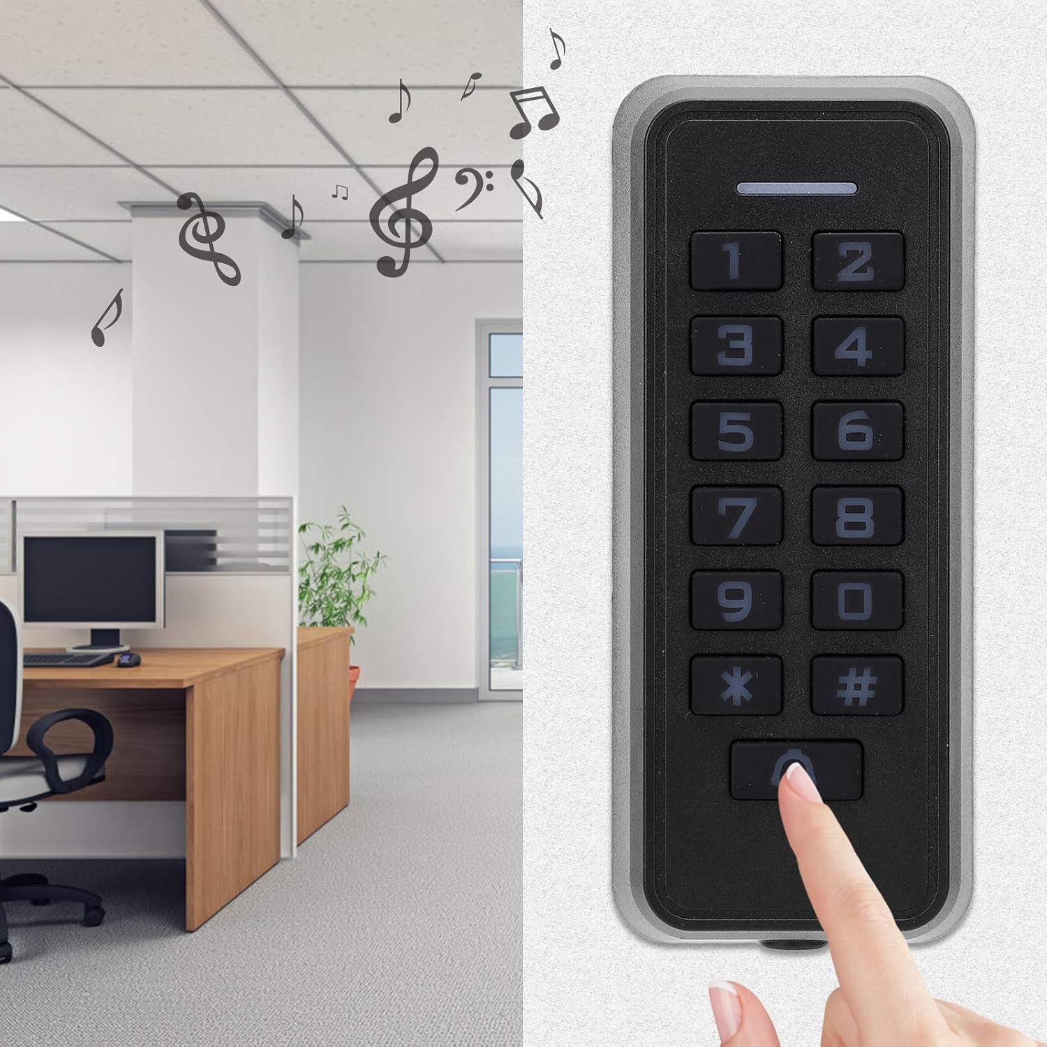 Access Control Keypad RFID Card Reader with Backlight Keypad I5199