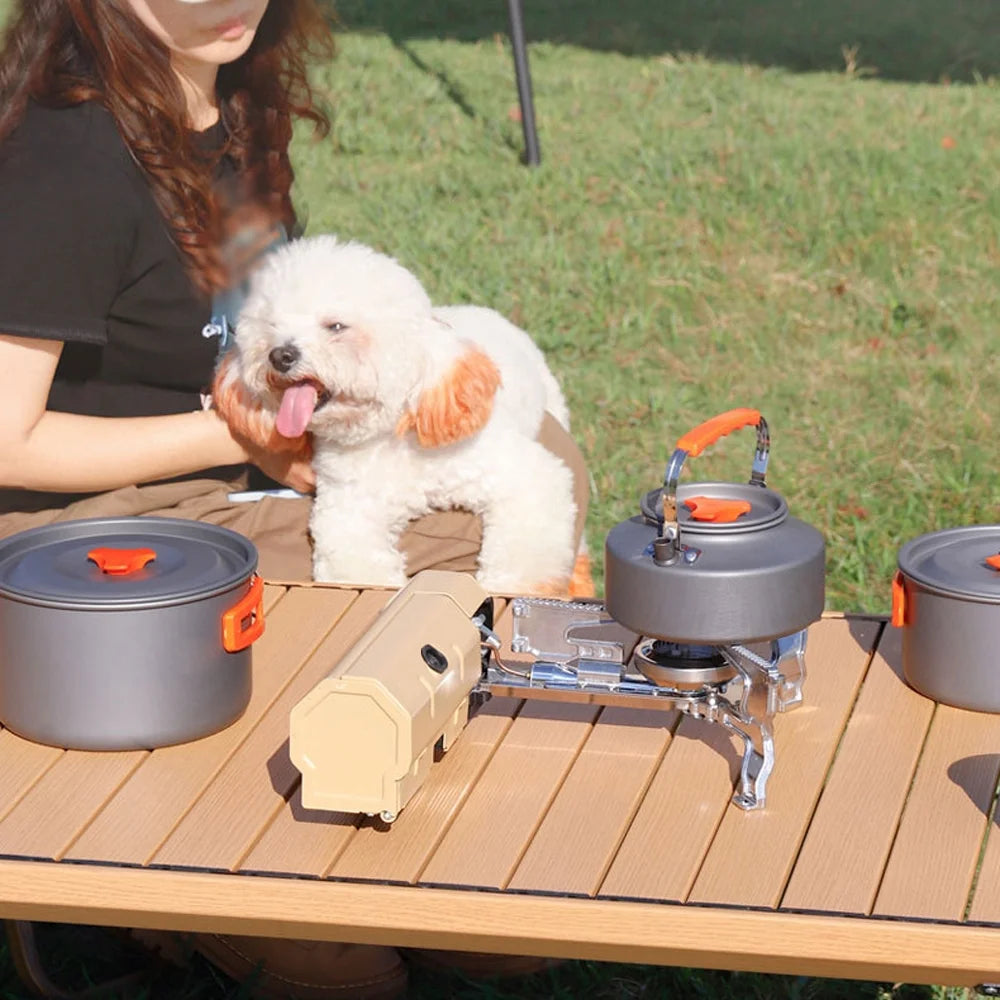 Butane Camping Stove 2600W with Electronic Ignition Carrying Bag V3409