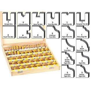 50 Bit Carbide Router Bit Set Q305