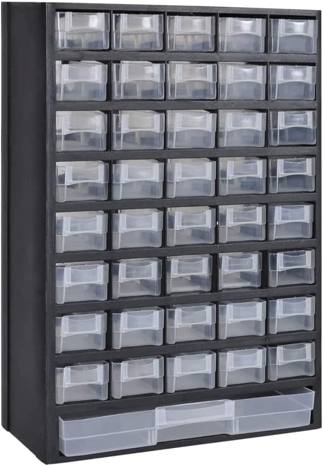 41-Drawer Plastic Storage Cabinet Tool Box O6441