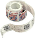 100 Roll US Flag Postage Stamps B60806