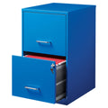 2 Drawer Blue File Cabinet E855772