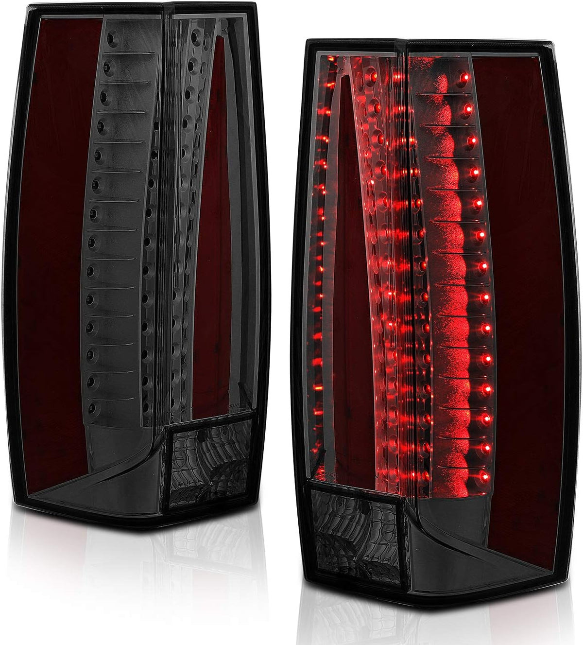Smoke LED Replacement Tail Lights Pair K361604
