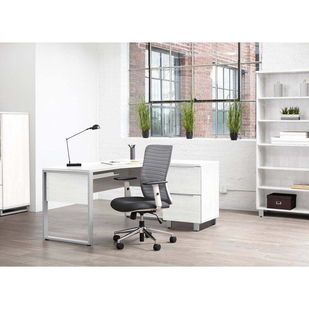 Crescent Desk 63x24/32 Inches in Espresso Y106749