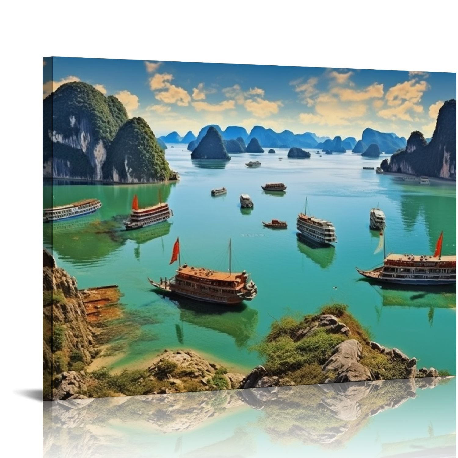 Nature Cloud Sea Wall Art Canvas Prints Poster A107030