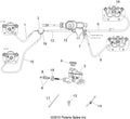 Rear Left Brake Line, Pack of 2 Y659278