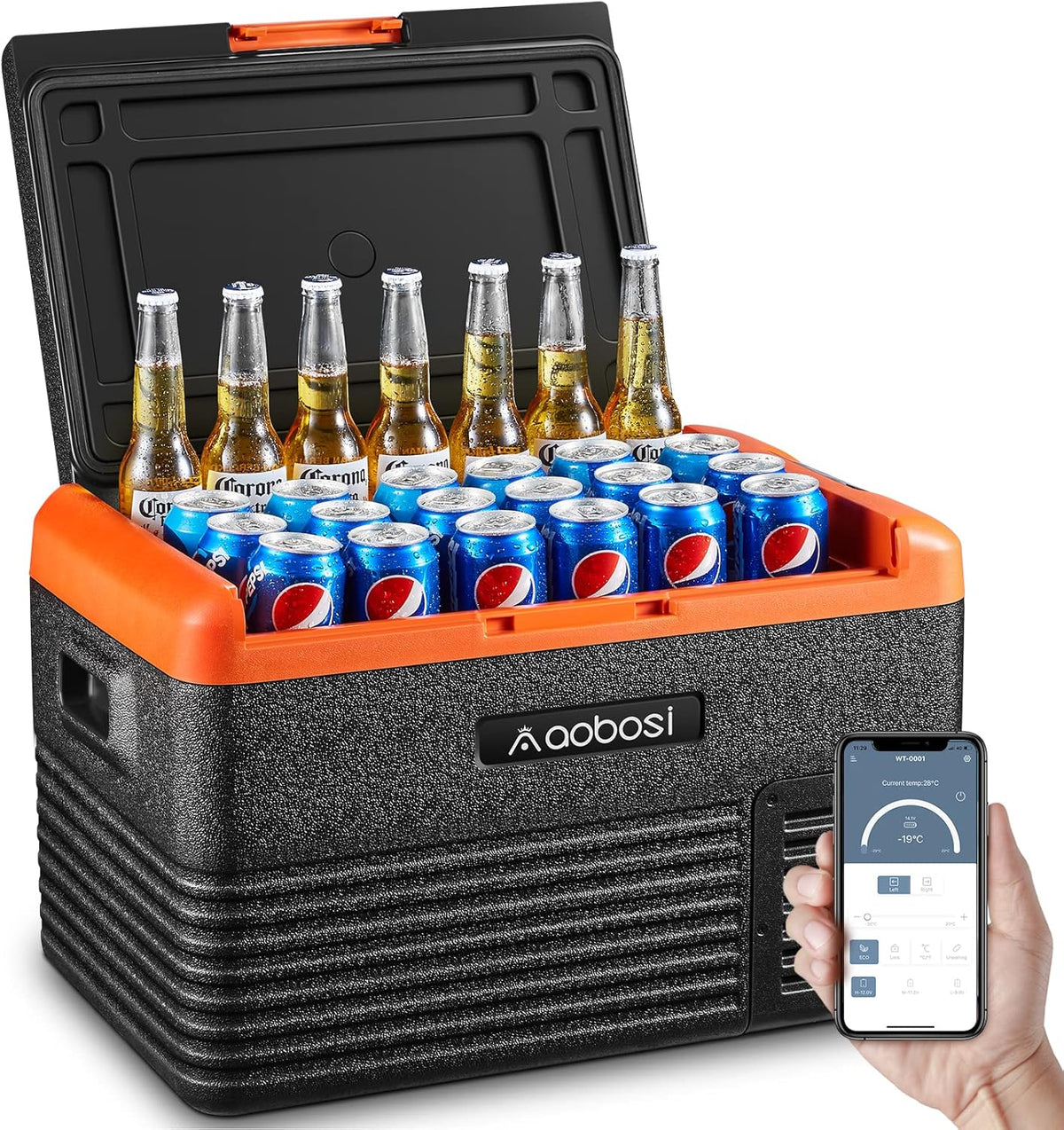 12 Volt Car Refrigerator 32 Quart (30L) Portable Freezer Single Zone Electric Compressor Cooler L563