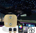 20W Dual Head Fiber Optic Lights RGBW Star Ceiling Light Kit, 710pcs 4m Optical Fiber Strands with Remote D676845
