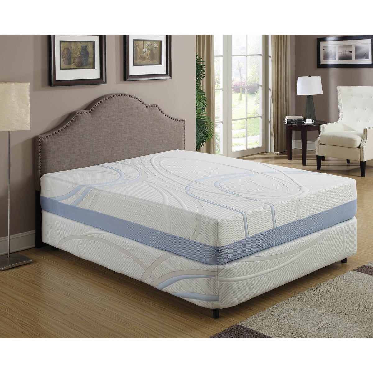 12-Inch California King Gel Infused Memory Foam Mattress M616030