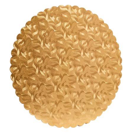Gold Cake Circle 12 inch, Quantity: 100 D574