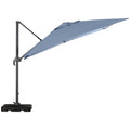 Outdoor 8-Foot Canopy Umbrella with Stand Y4283