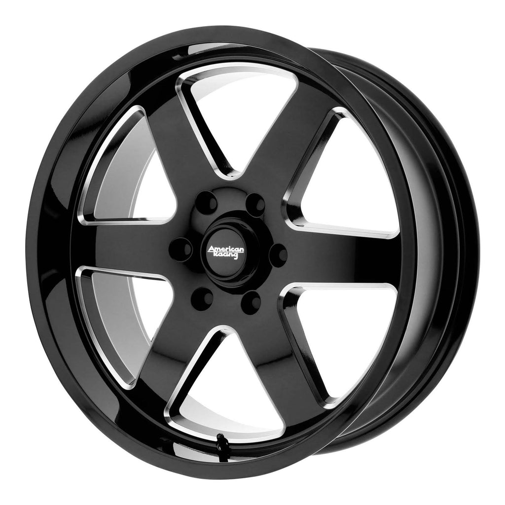 Black Milled 17x8.5 Wheel W387