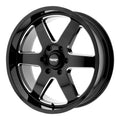 Black Milled 17x8.5 Wheel W387