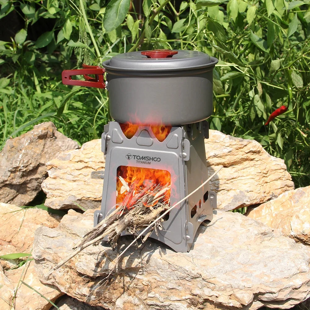 Titanium Wood Burning Backpacking Stove V624