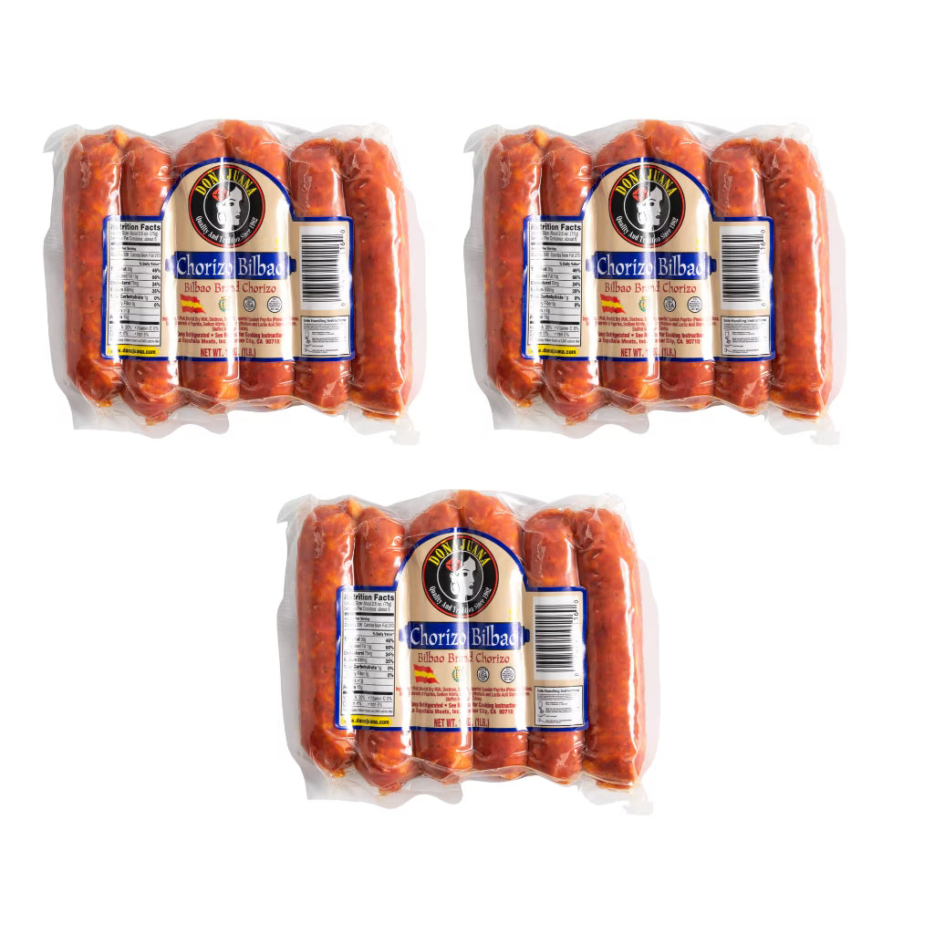 Chorizo Bilbao Pack of 3 (1 pound) H609