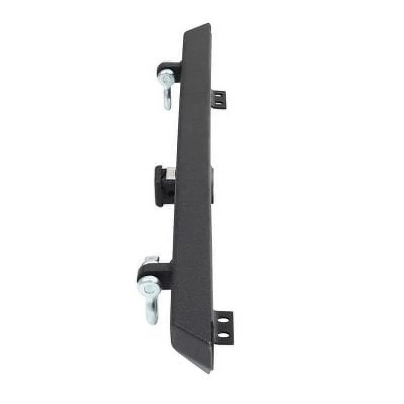 Textured Black Rear Bumper with Hitch and D-Ring Mounts S94704
