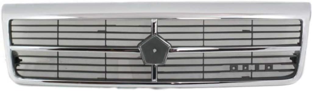Chrome Shell Grille Assembly with Painted Black Insert I960801