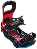 White Small Snowboard Bindings T7640