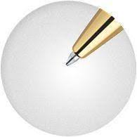 Black & Gold Ballpoint Pen J496