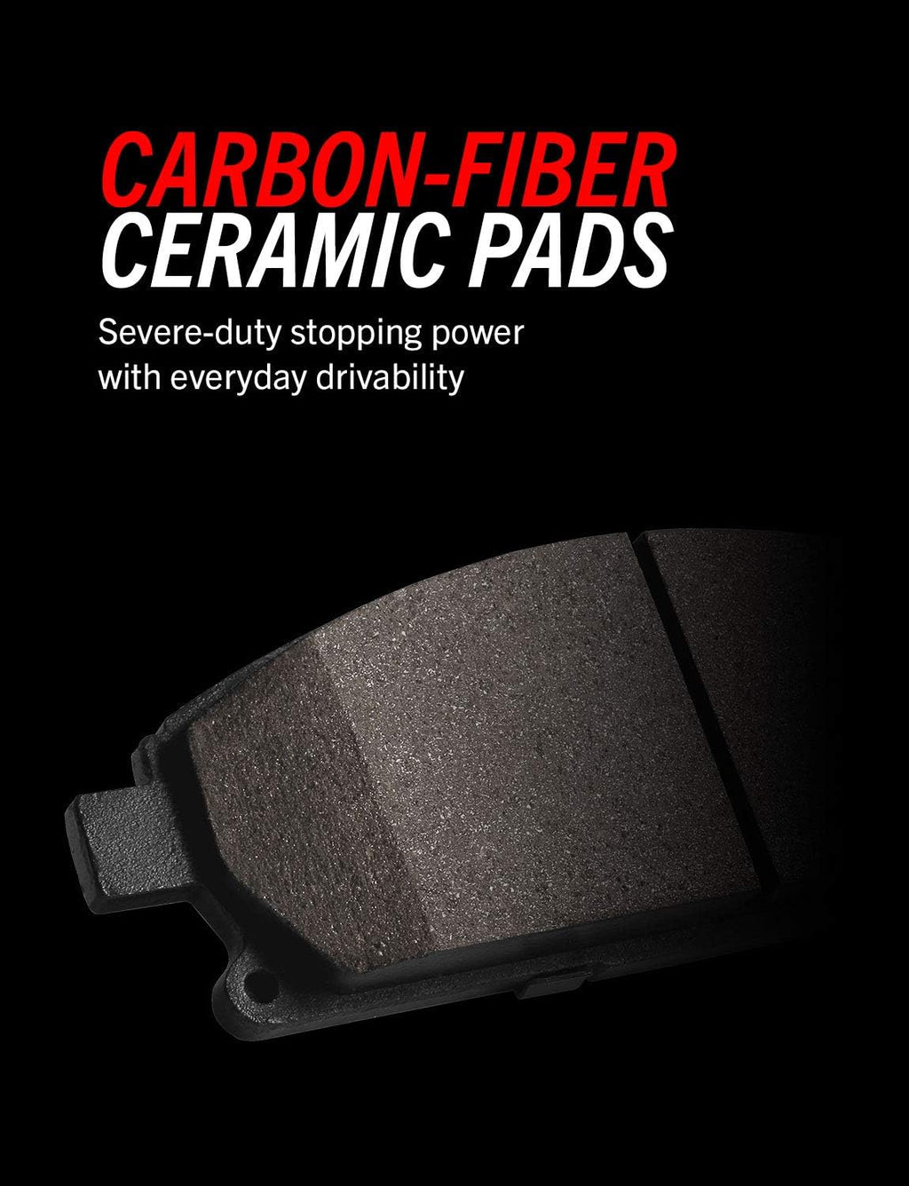 Front Z36 Carbon Fiber Ceramic Brake Pads and Drilled Slotted Brake Rotors T702003