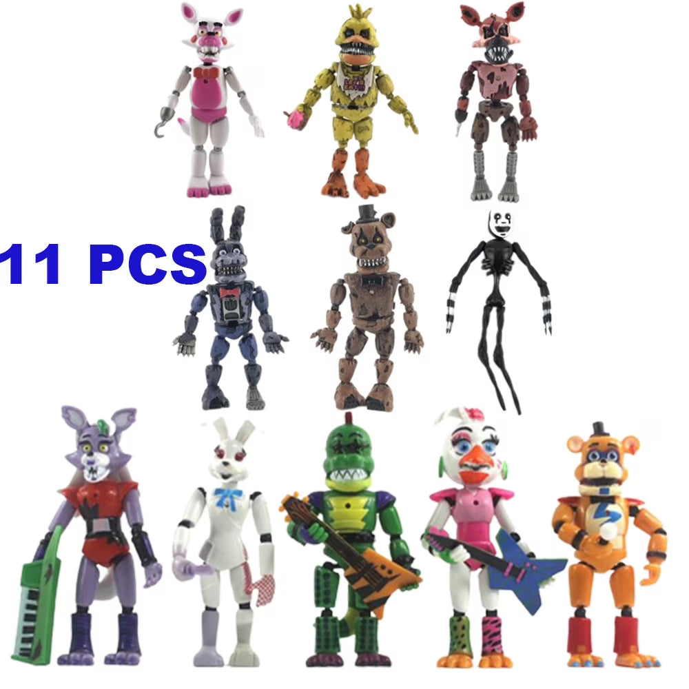 11Pcs FNAF Action Figures Gift Toys G188