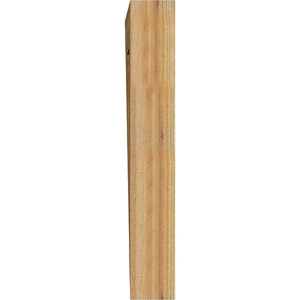 6x22W x 36x22D x 40x22H Rough Sawn Bracket, Western Red Cedar B808