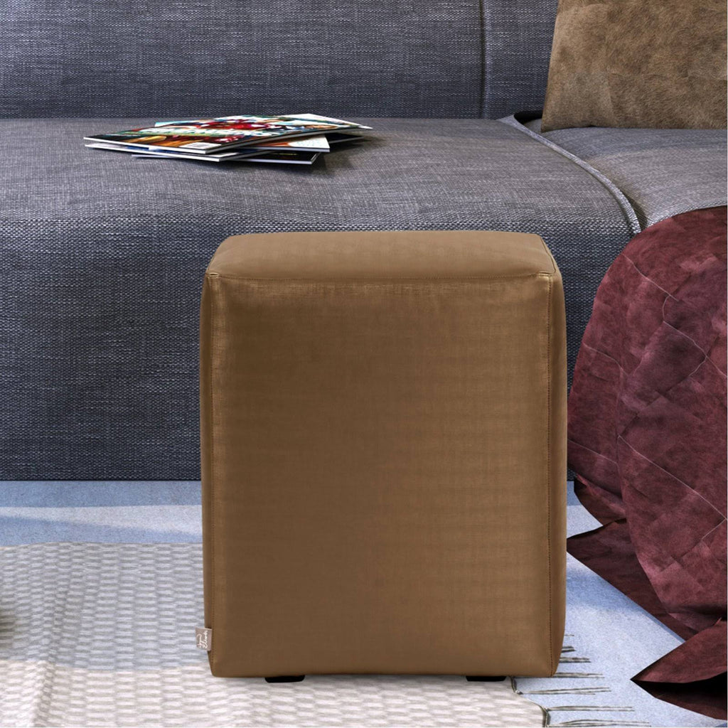Gold Cube Ottoman E409