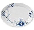 Blue Fluted Mega Oval Plate I392754