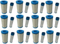 Pack of 12 Air Filters + 12 Pre Filters Combo Y117299