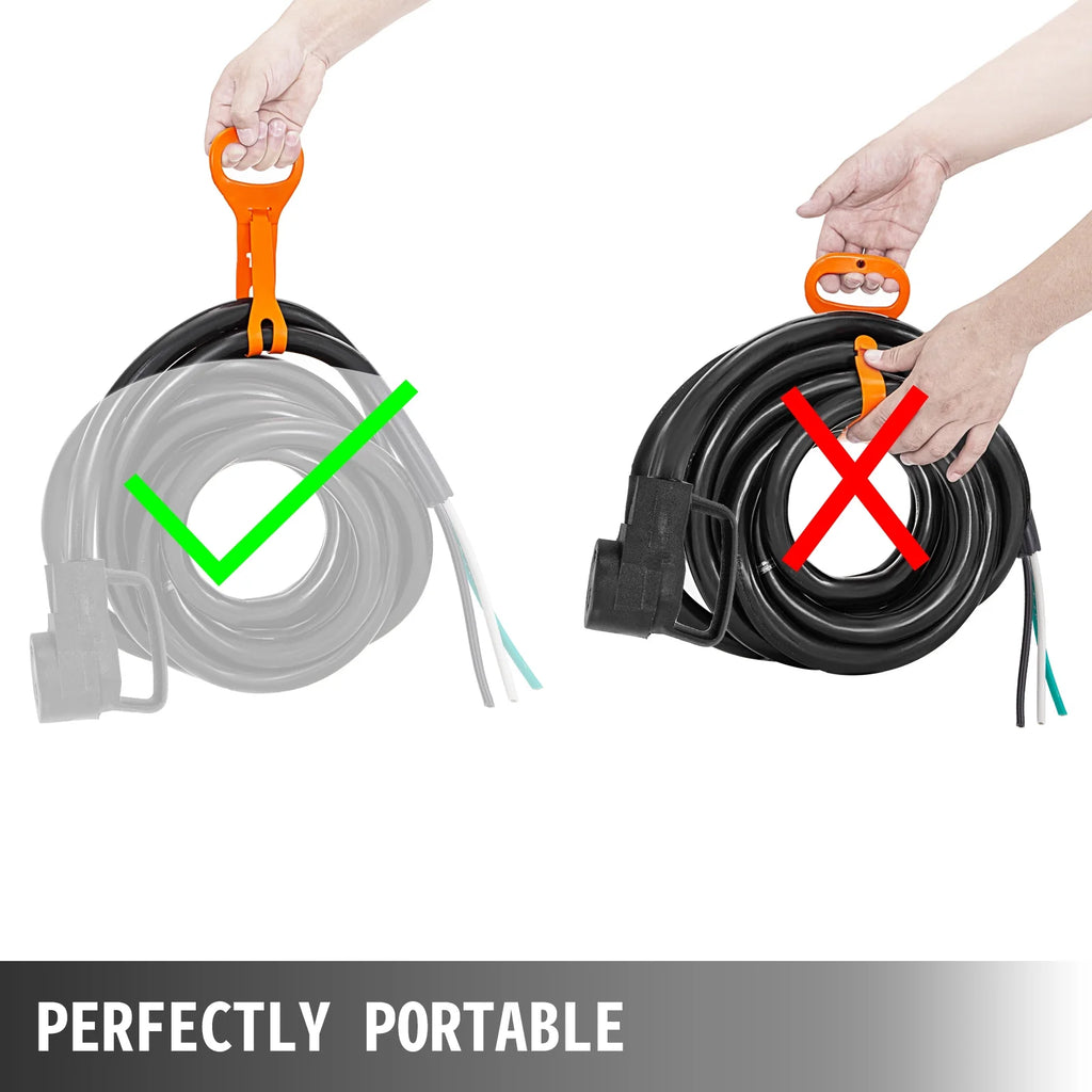 30 ft 30 amp Heavy Duty TT-30P Marine Shore Power Cord N691