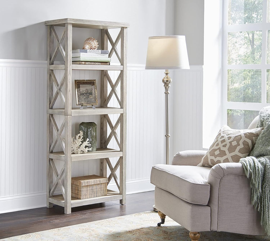 Coastal Sand Eight Shelf Tall Bookcase C7796