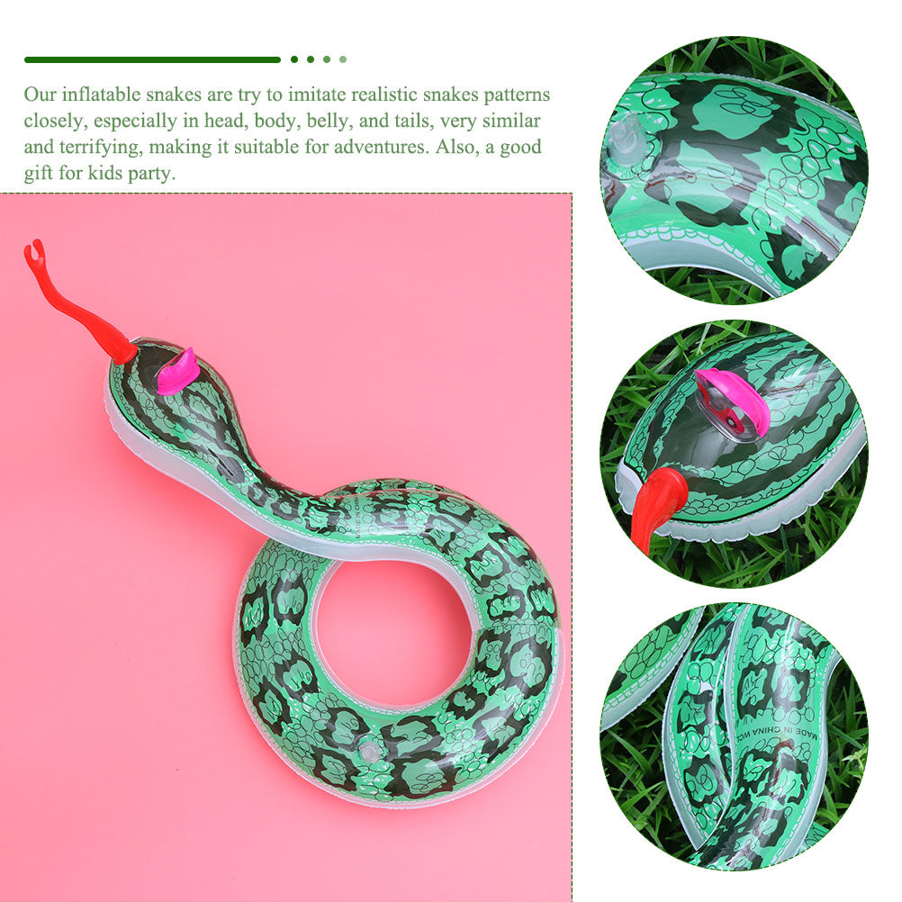 12 Pcs Inflatable Snake Toy K772939